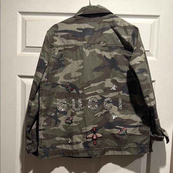 Gucci (custom made) Camouflage surplus jacket with patches medium camo t… - Picture 2 of 6
